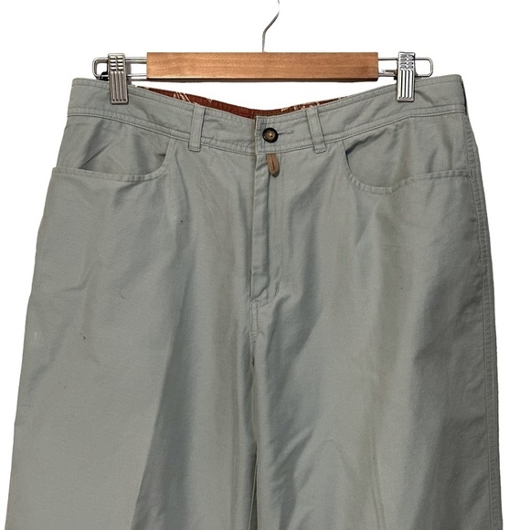 Horny Toad Pale Blue Wide Leg Crop Pants Size 8‎ - Picture 2 of 7